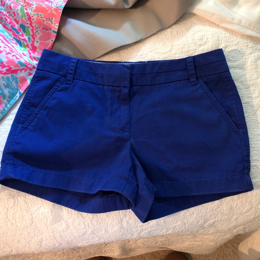 Jcrew bright blue size 2 chino short